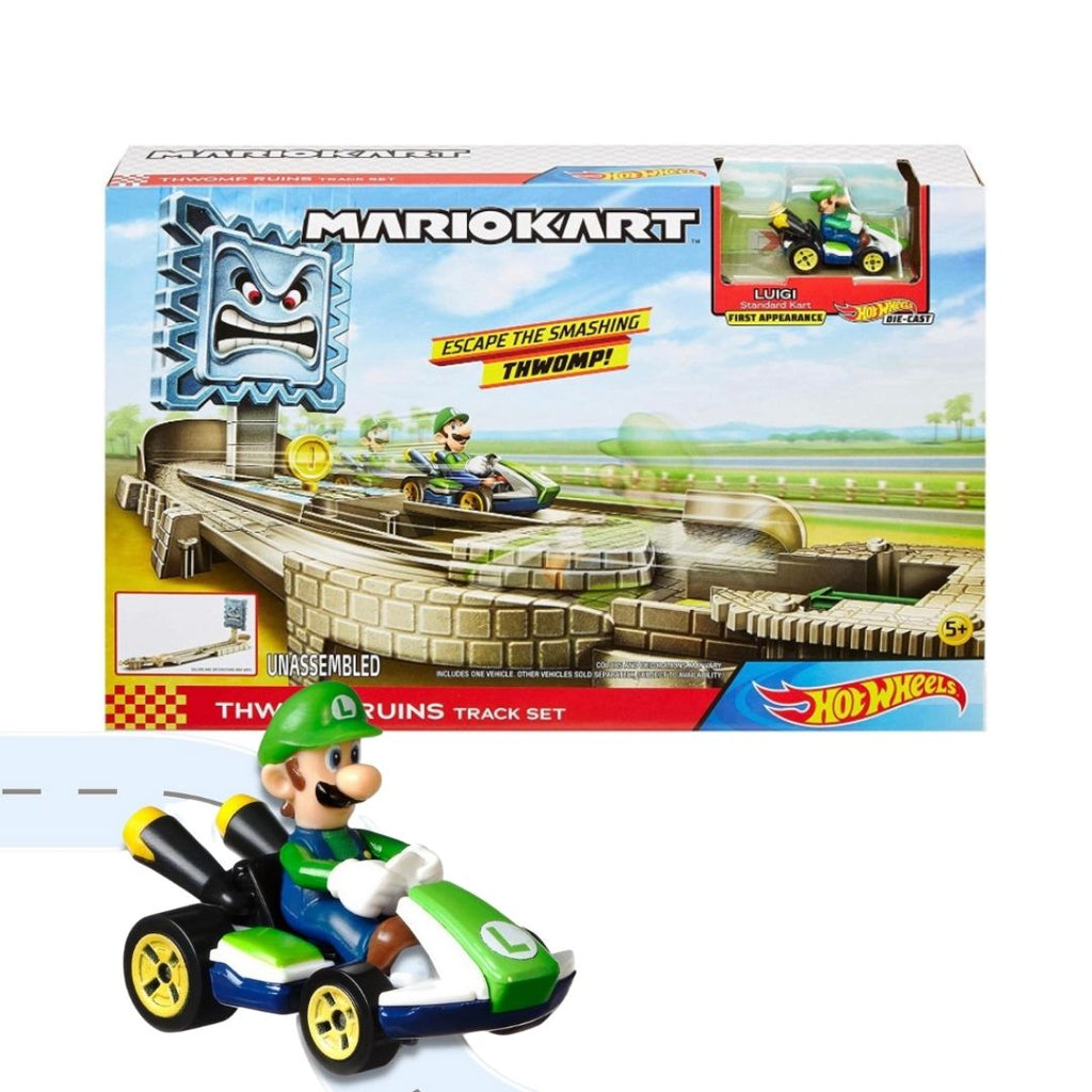 MarioKart Thot Wheelsomp Super Mario + Luigi Hot Wheels