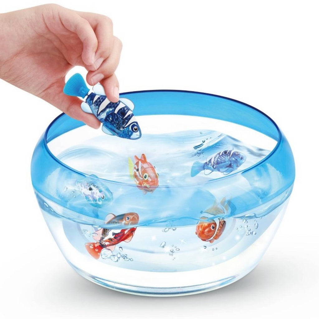 5 Peces Robot Robo Fish Con Luz – Juguetes Acuáticos Para Niños Y Mascotas
