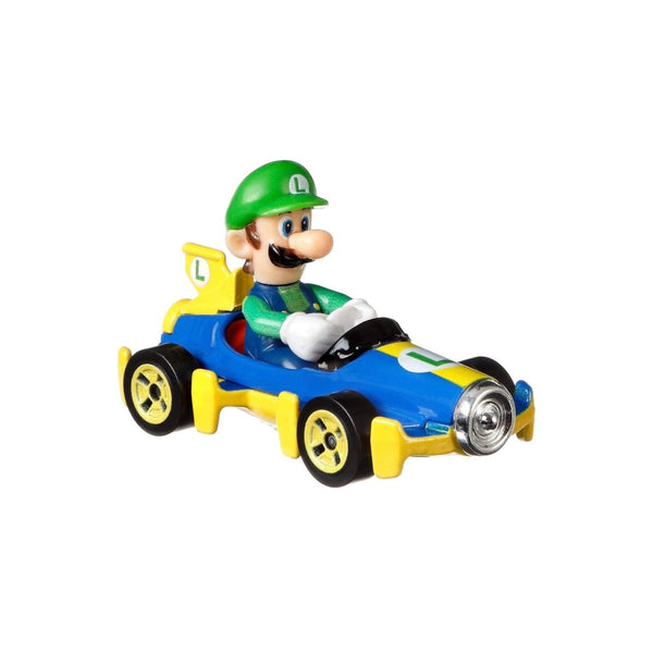 Luigi Mach 8 MarioKart Hot Wheels Super Mario