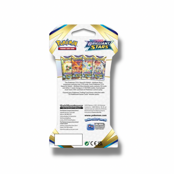 Pokémon Trading Card Sword & Shield Brilliant Stars Booster Pack