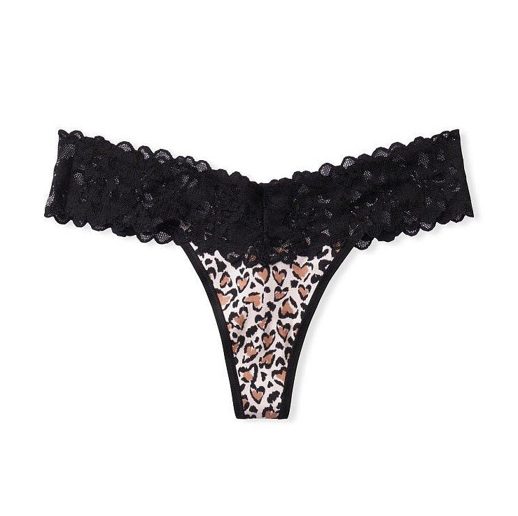 Tanga Victoria's Secret Talla S Print Corazones