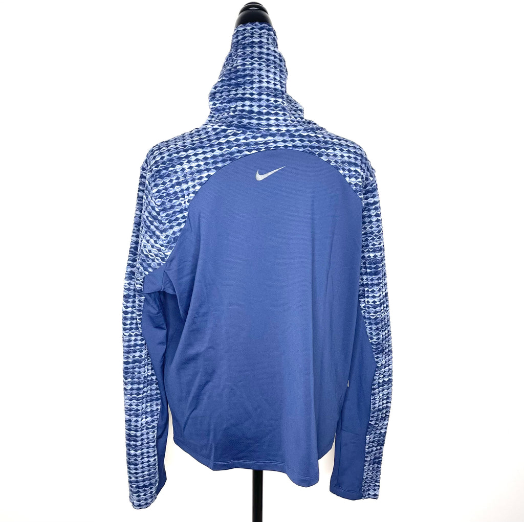 Nike Pro Hyper Warm Polo Deportivo Para Mujer  Azul Talla XL