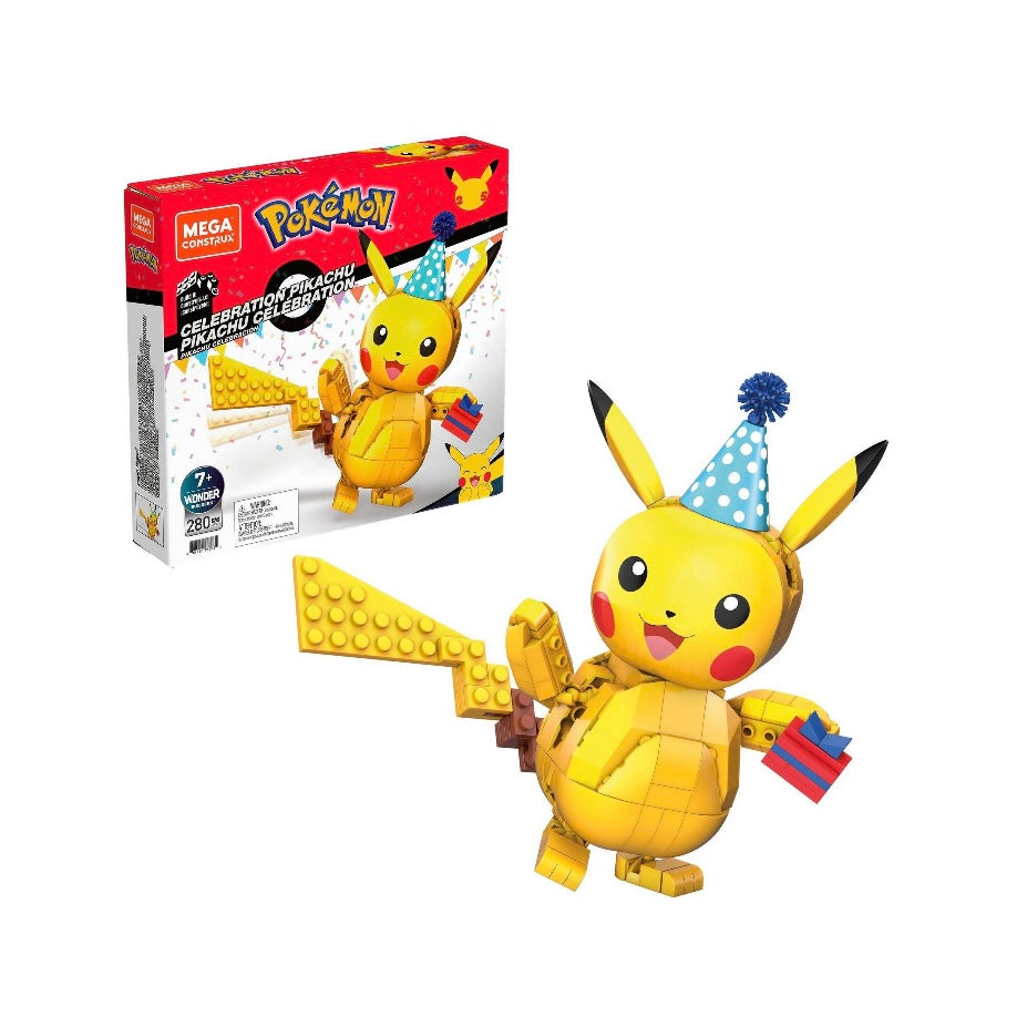 Mega Construx Pokémon Celebration Pikachu 275 Piezas