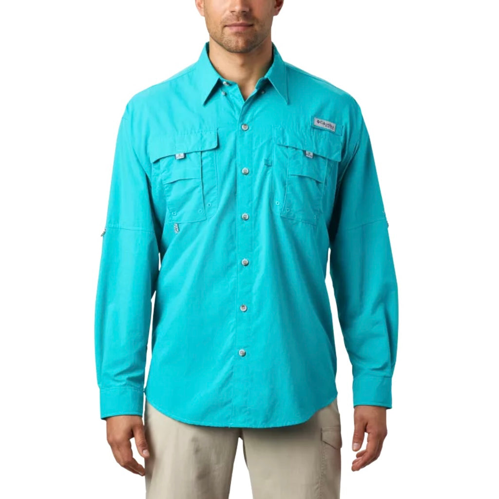 Camisa Talla XS  Bahama II Columbia Turquesa