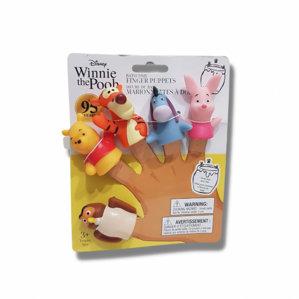 Winnie The Pooh Set 5 de Marionetas Para Baño