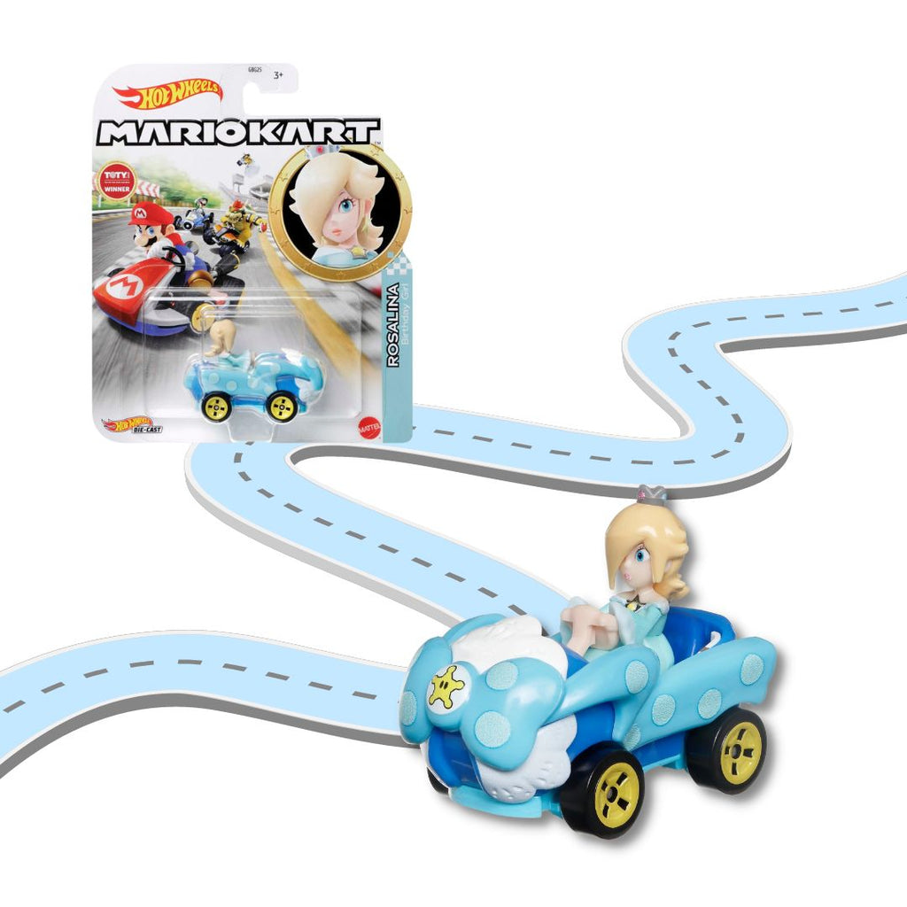 Hot Wheels MarioKart Rosalina Birthday Girl Die-Cast Super Mario