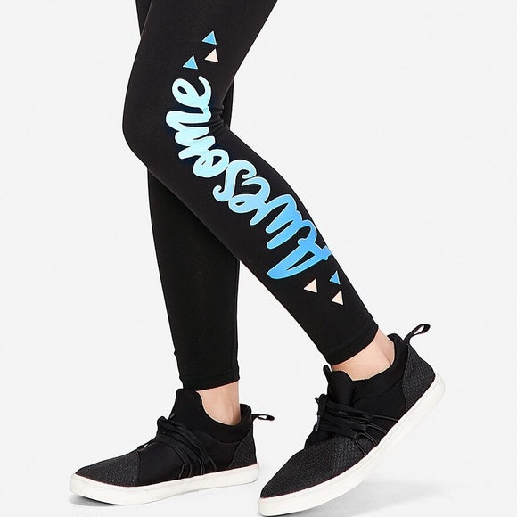 Leggings Justice Modelo Awesome Talla 12 Negro