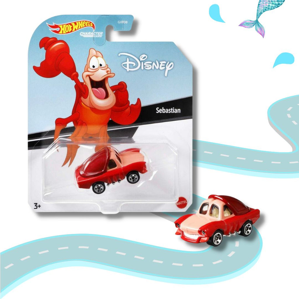 Sebastian La Sirenita Character Cars Hot Wheels Ariel