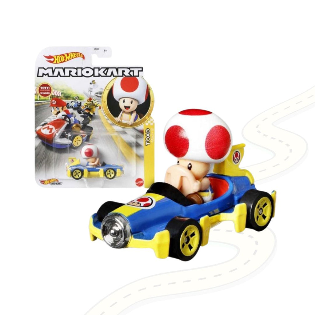 Toad Mach 8 Hot Wheels MarioKart