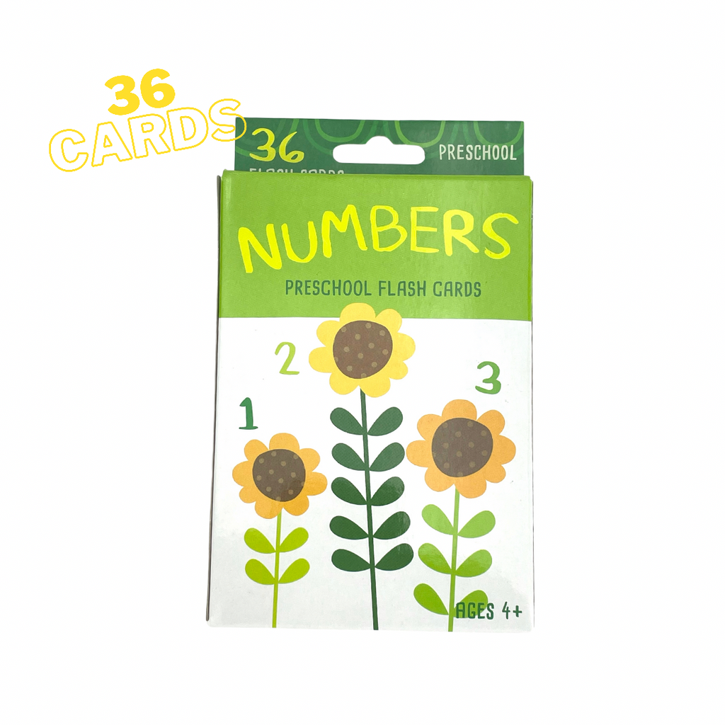 Flash Cards Preschool Numbers