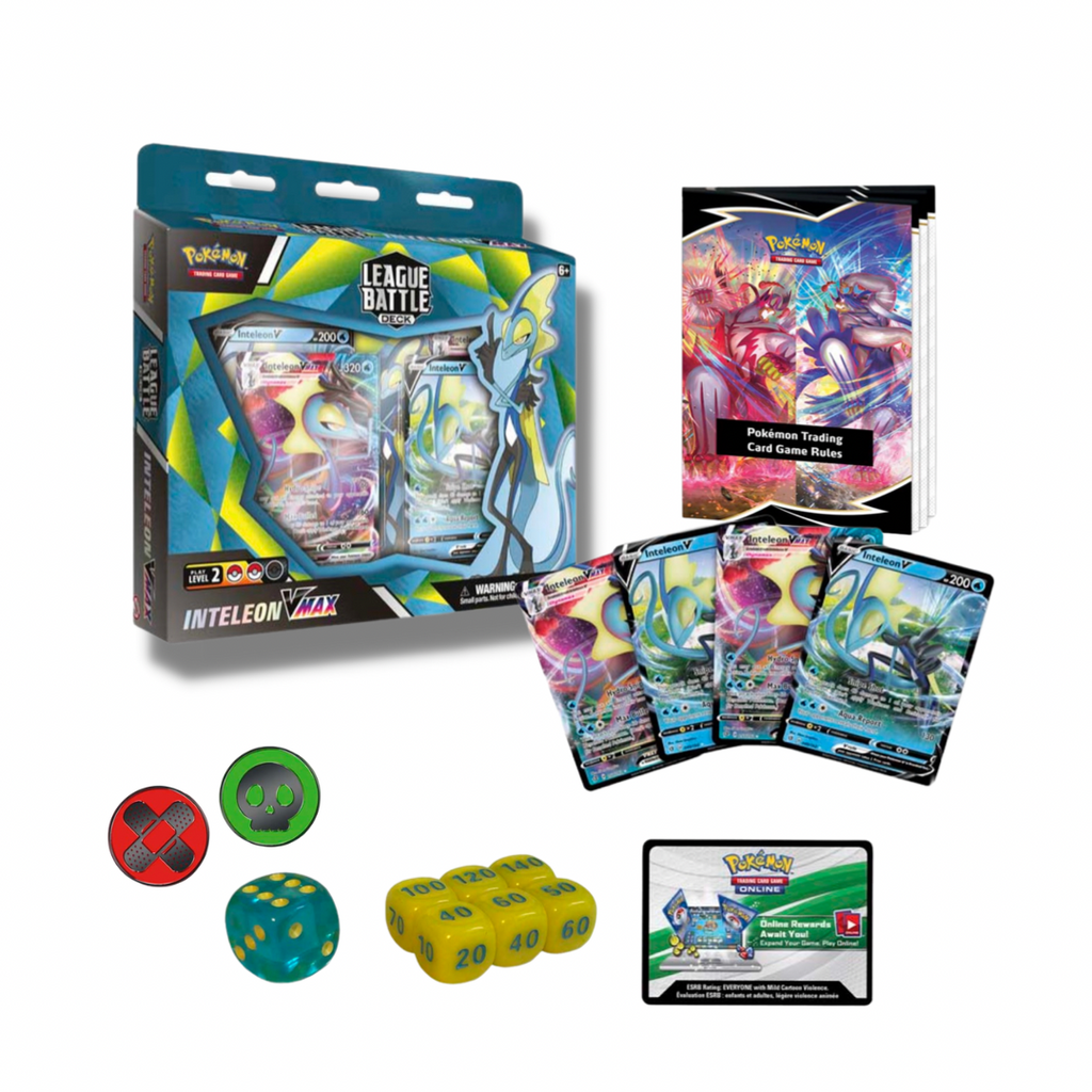 Pokémon TCG Inteleon VMax League Battle Deck