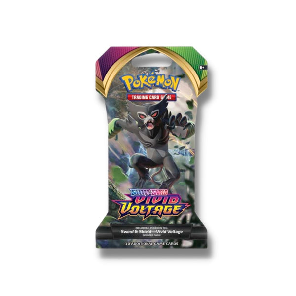 Pokémon Sword & Shield Vivid Voltage Booster Pack Modelo 3