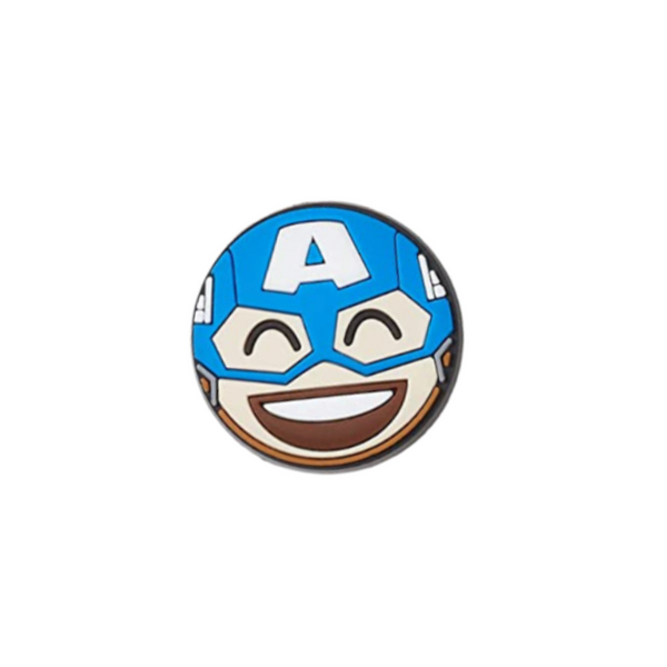 Crocs Jibbitz Charms Avengers ~ Capitán America Emoji