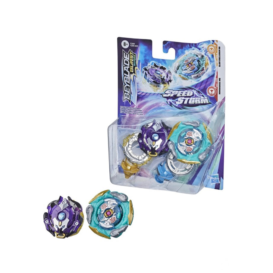 Doble Pack Beyblade Glide Dullahan D6 Vs. Minoboros M6