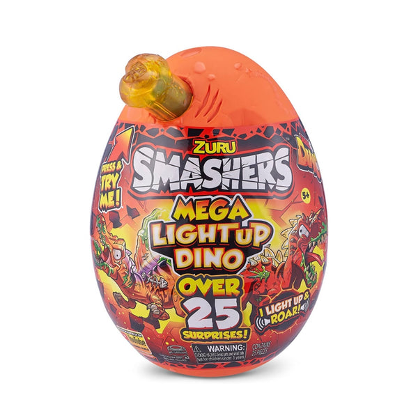 Zuru Smashers Mega Light-Up Huevo Sorpresa Spinosaurus Iluminado