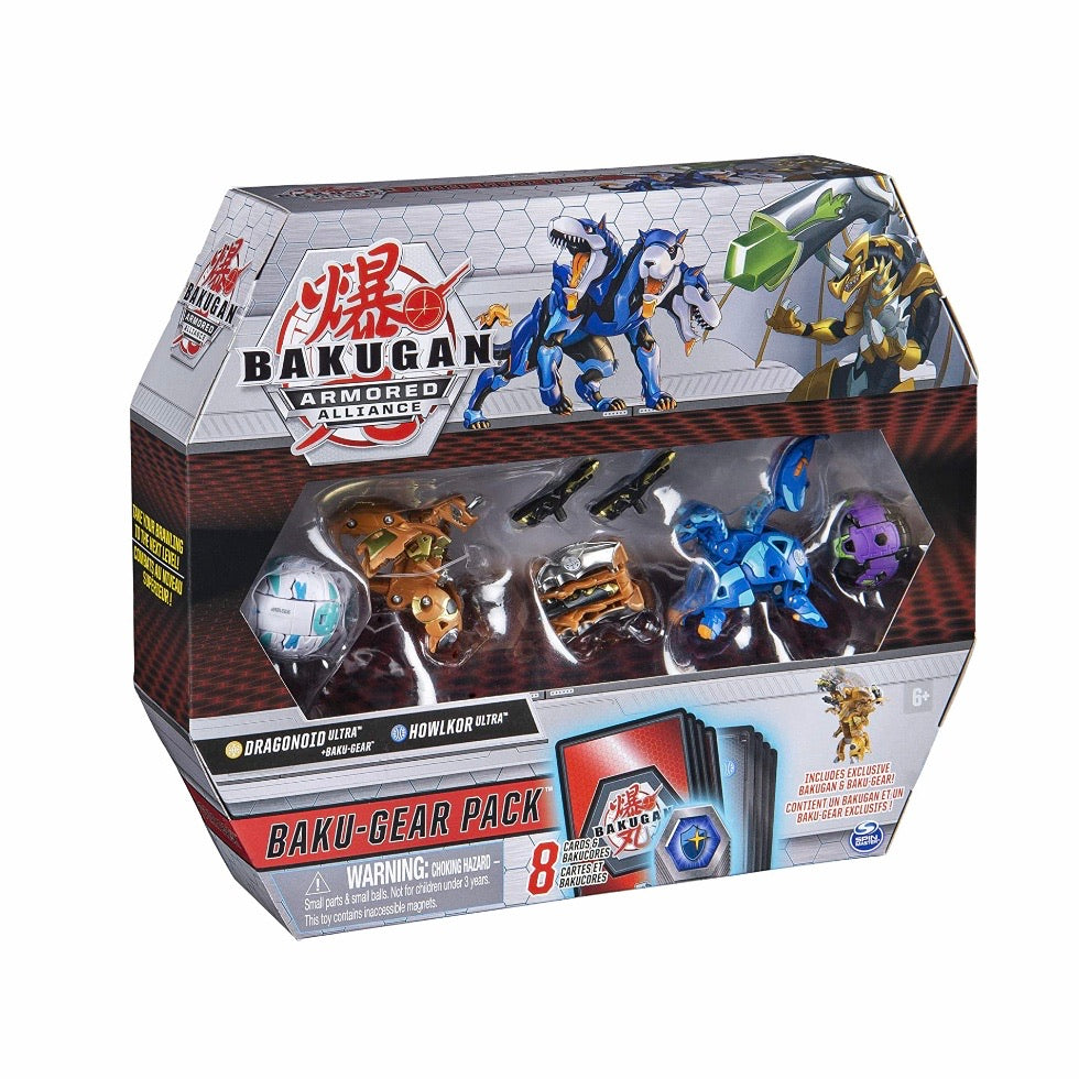 Bakugan Baku Gear 4-Pack Dragonoid Armored Alliance - Baku Gear