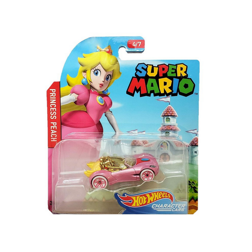 Super Mario Character Car Princess Peach Hot Wheels Super Mario