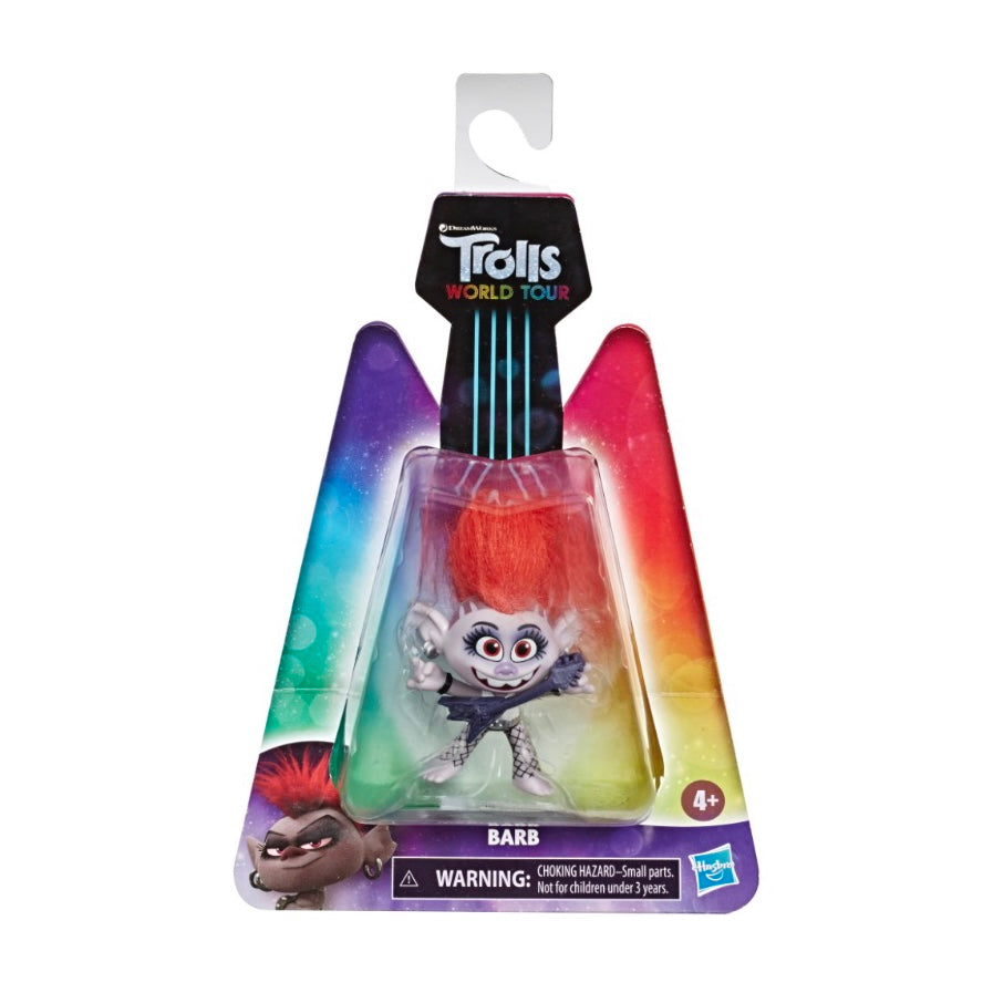 DreamWorks Trolls World Tour Mini Barb Muñeca Coleccionable