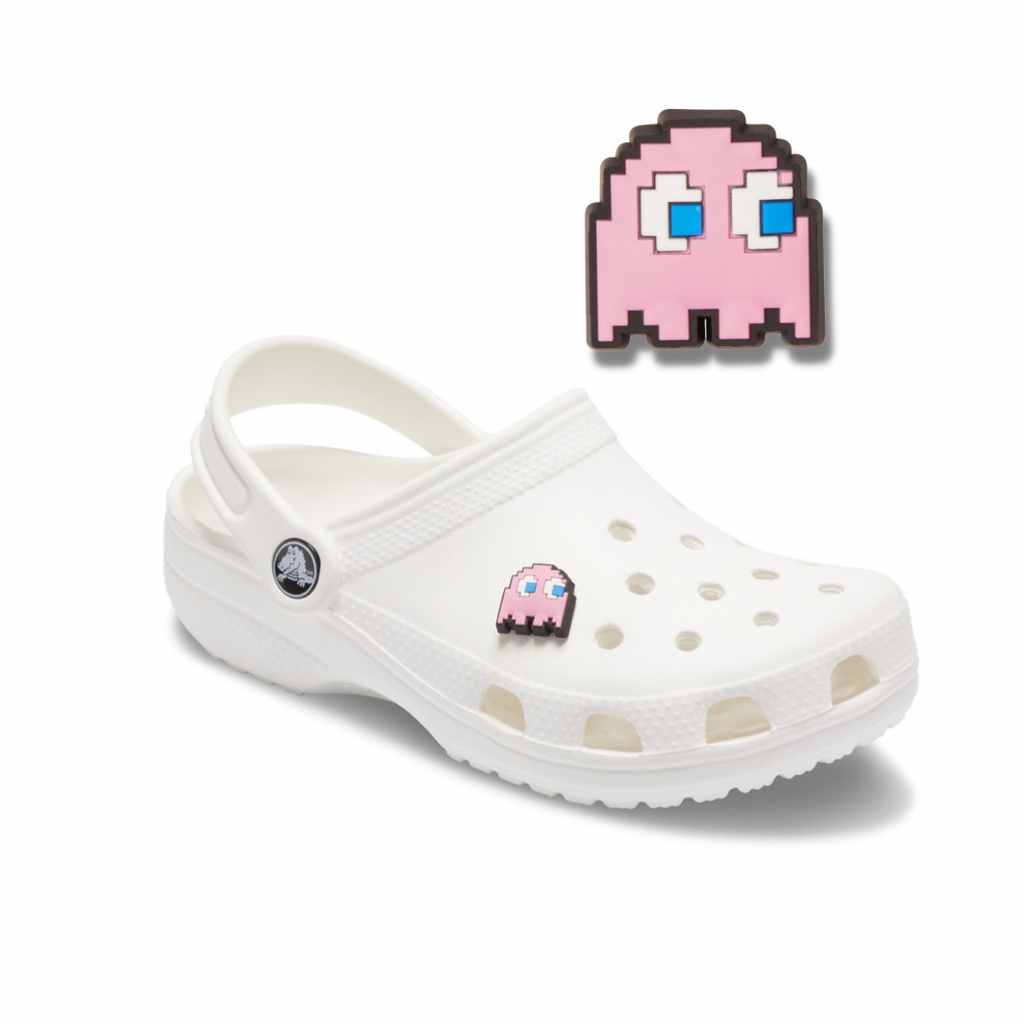 Crocs Jibbitz Charms Pac Man Pinky Accesorios Decorativos Para
