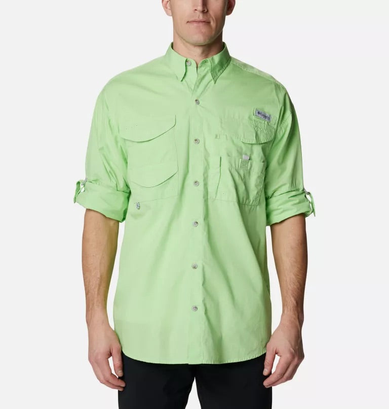 Camisa Talla M Modelo Bonehead Columbia Verde Limon